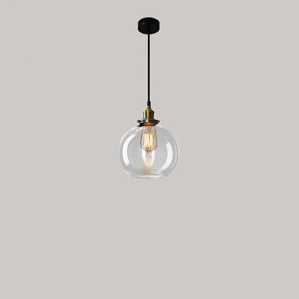 Sigrid – Lampe Pendante en Verre Clair Nordique
