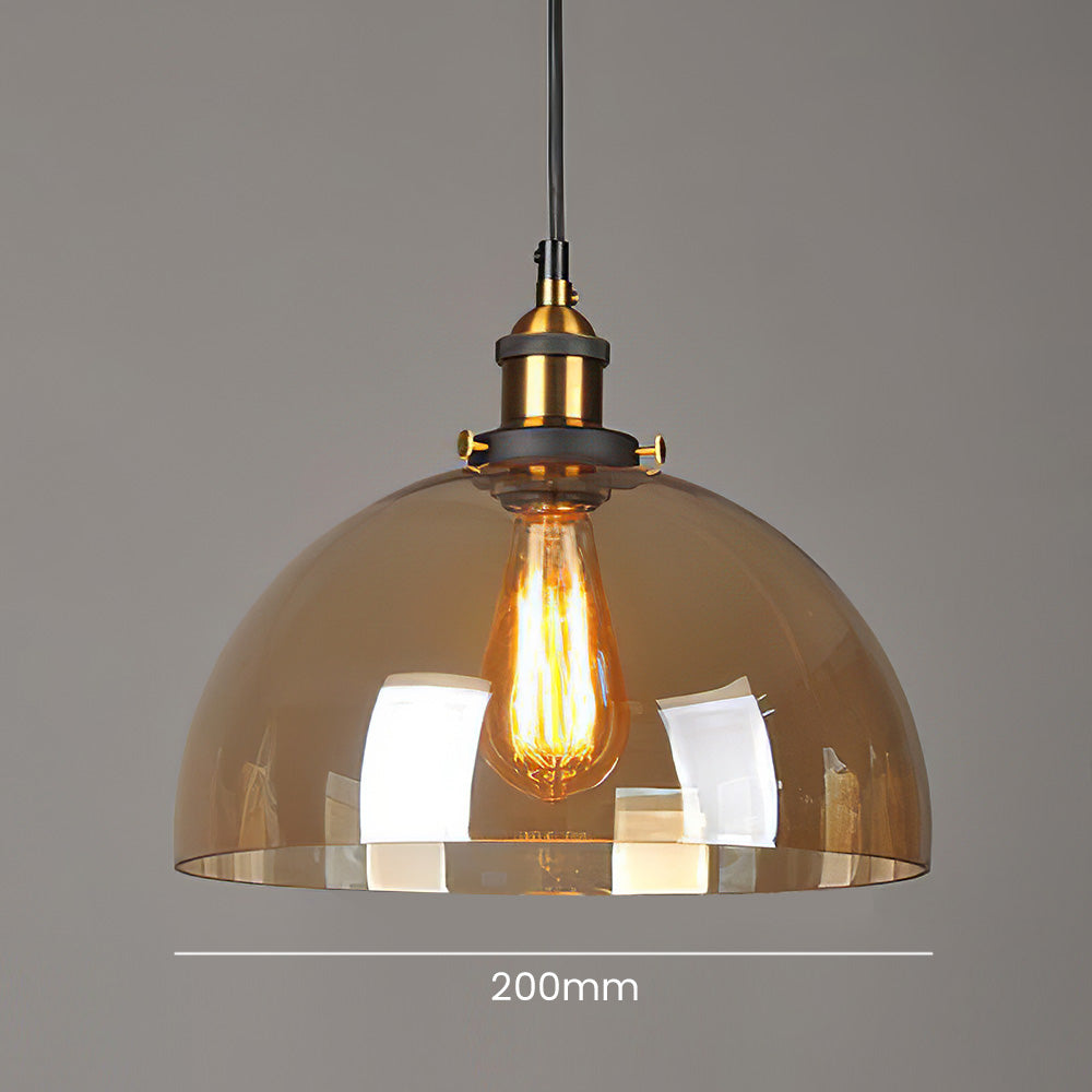 Sigrid – Lampe Pendante en Verre Clair Nordique