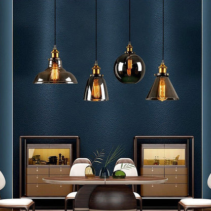 Sigrid – Lampe Pendante en Verre Clair Nordique