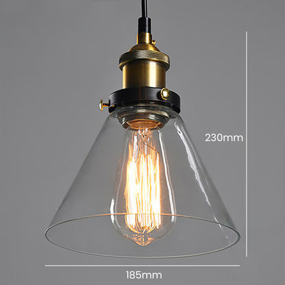 Sigrid – Lampe Pendante en Verre Clair Nordique