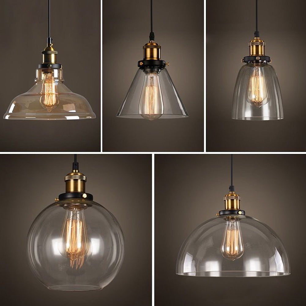 Sigrid – Lampe Pendante en Verre Clair Nordique