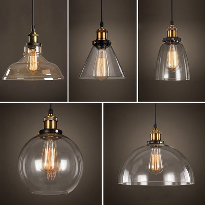 Sigrid – Lampe Pendante en Verre Clair Nordique