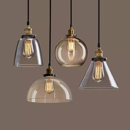 Sigrid – Lampe Pendante en Verre Clair Nordique