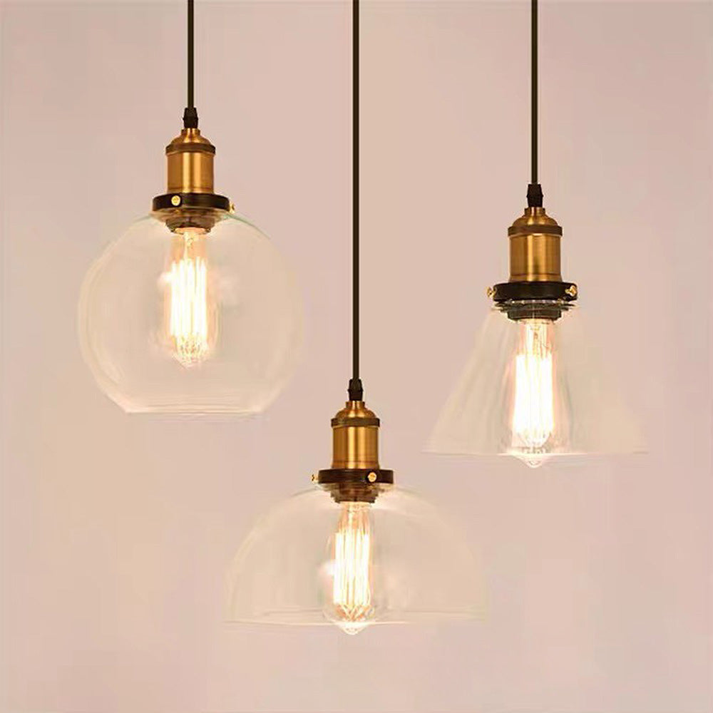 Sigrid – Lampe Pendante en Verre Clair Nordique