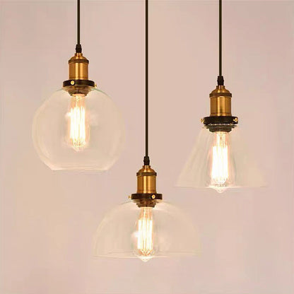 Sigrid – Lampe Pendante en Verre Clair Nordique