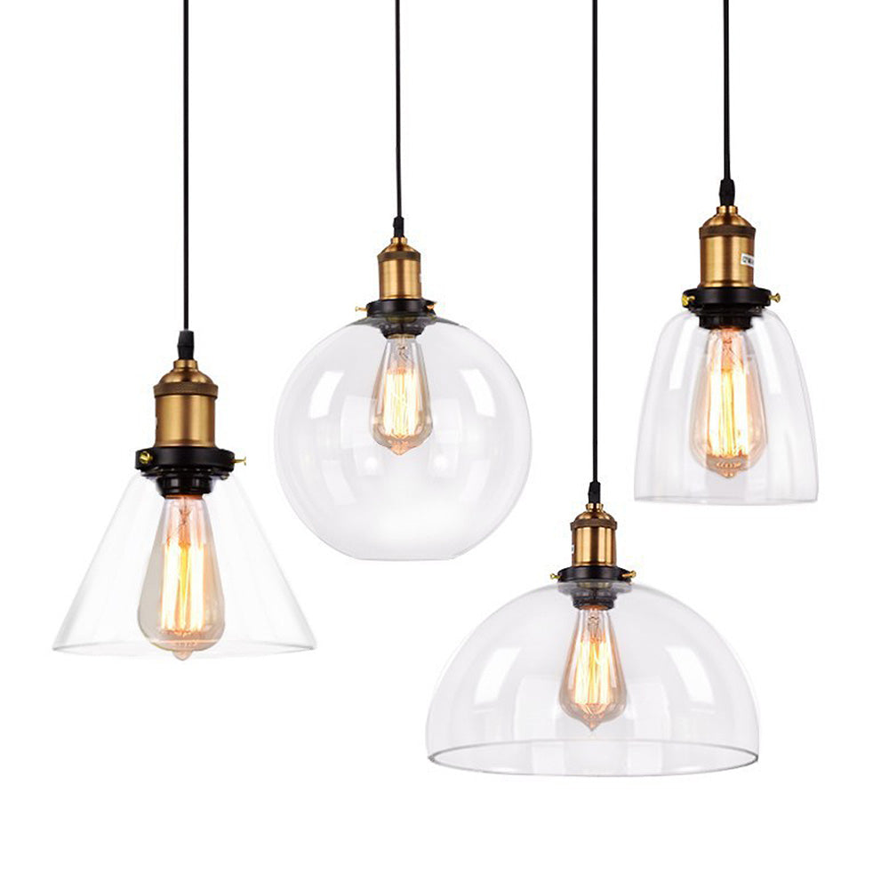 Sigrid – Lampe Pendante en Verre Clair Nordique