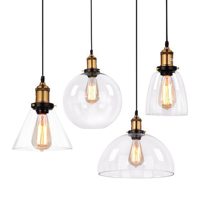 Sigrid – Lampe Pendante en Verre Clair Nordique