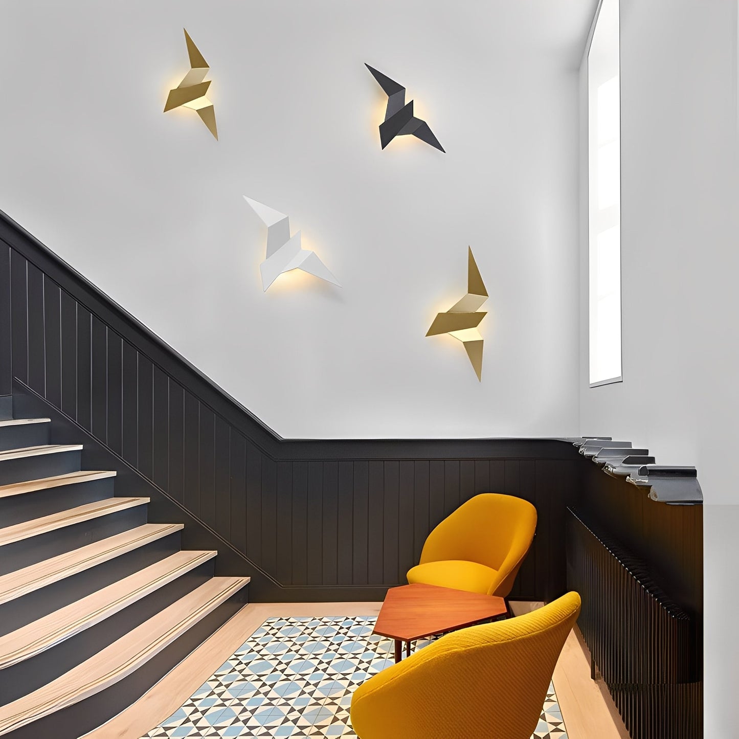 Rika – Lampe Murale Oiseau Moderne