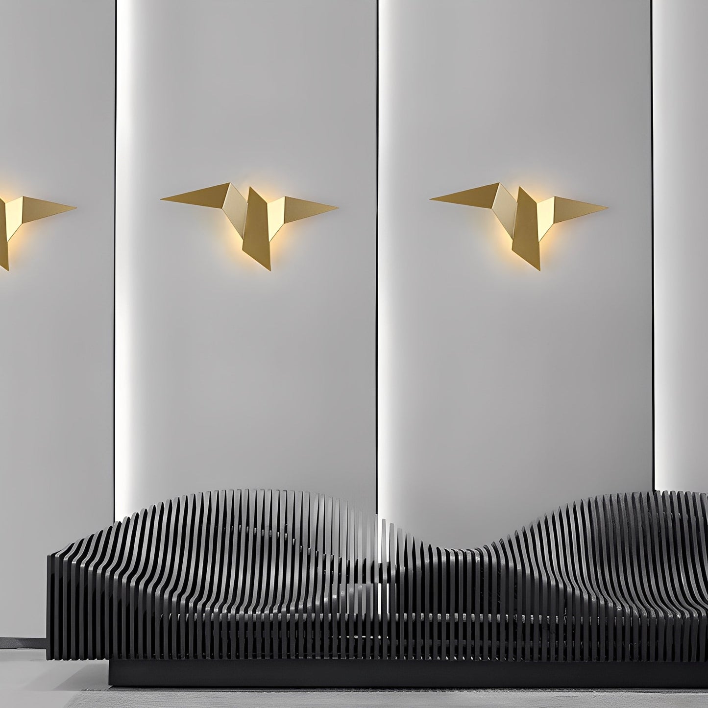 Rika – Lampe Murale Oiseau Moderne
