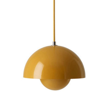 Lampe suspendue dôme rétro