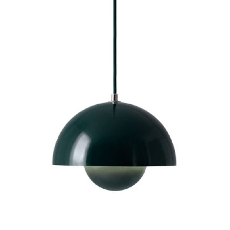 Lampe suspendue dôme rétro