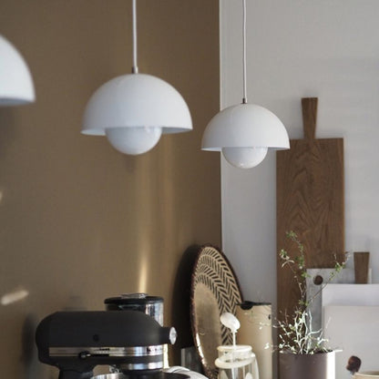 Lampe suspendue dôme rétro