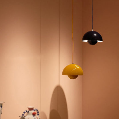 Lampe suspendue dôme rétro