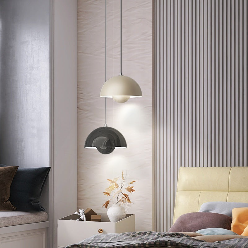 Lampe suspendue dôme rétro