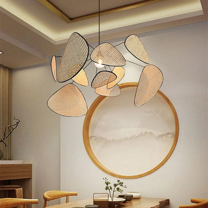 Ranya – Suspension en rotin moderne
