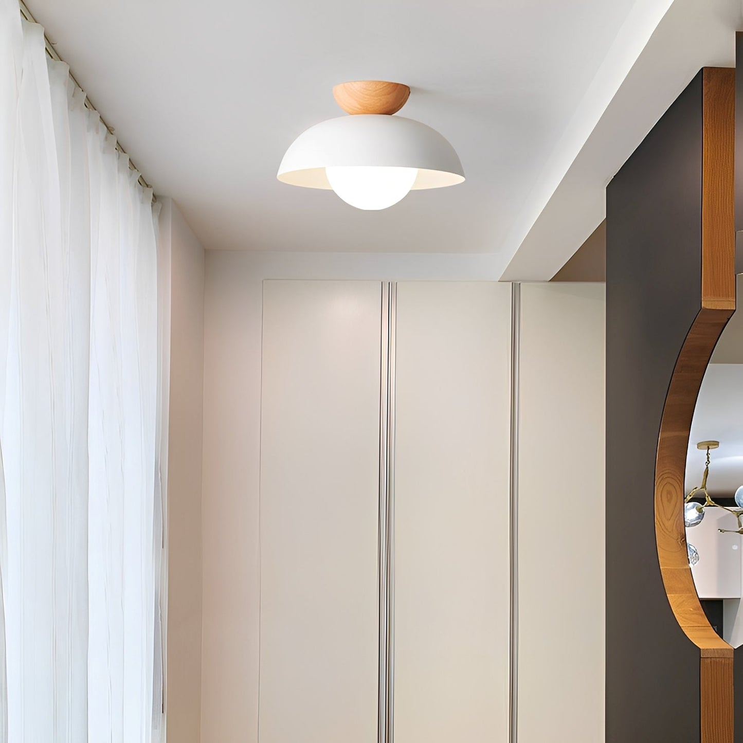 Aero – Moderne plafonnier LED pour couloir & balcon