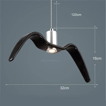 Lustre Suspendu Artistique En Forme De Mouette