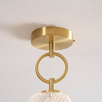 Delina – Plafonnier Art-Déco