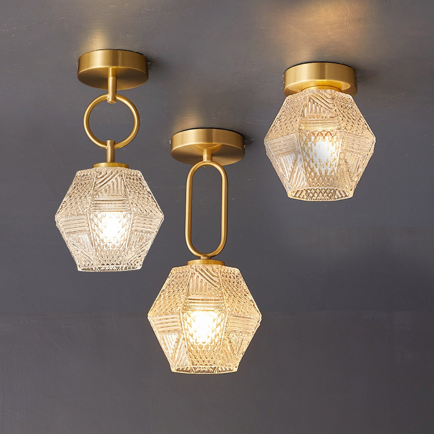 Delina – Plafonnier Art-Déco