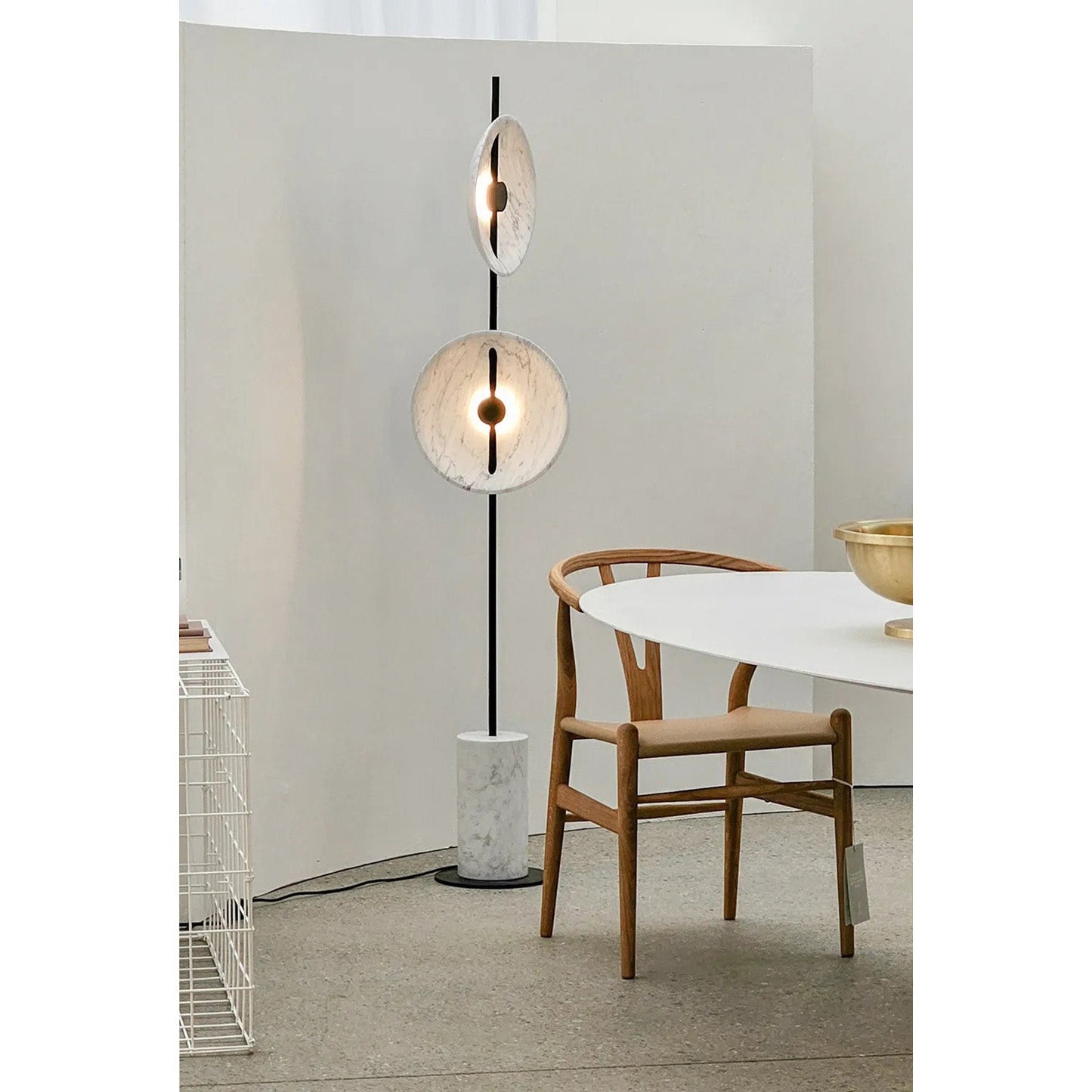 Yeri – Double Lune Lampe de Sol