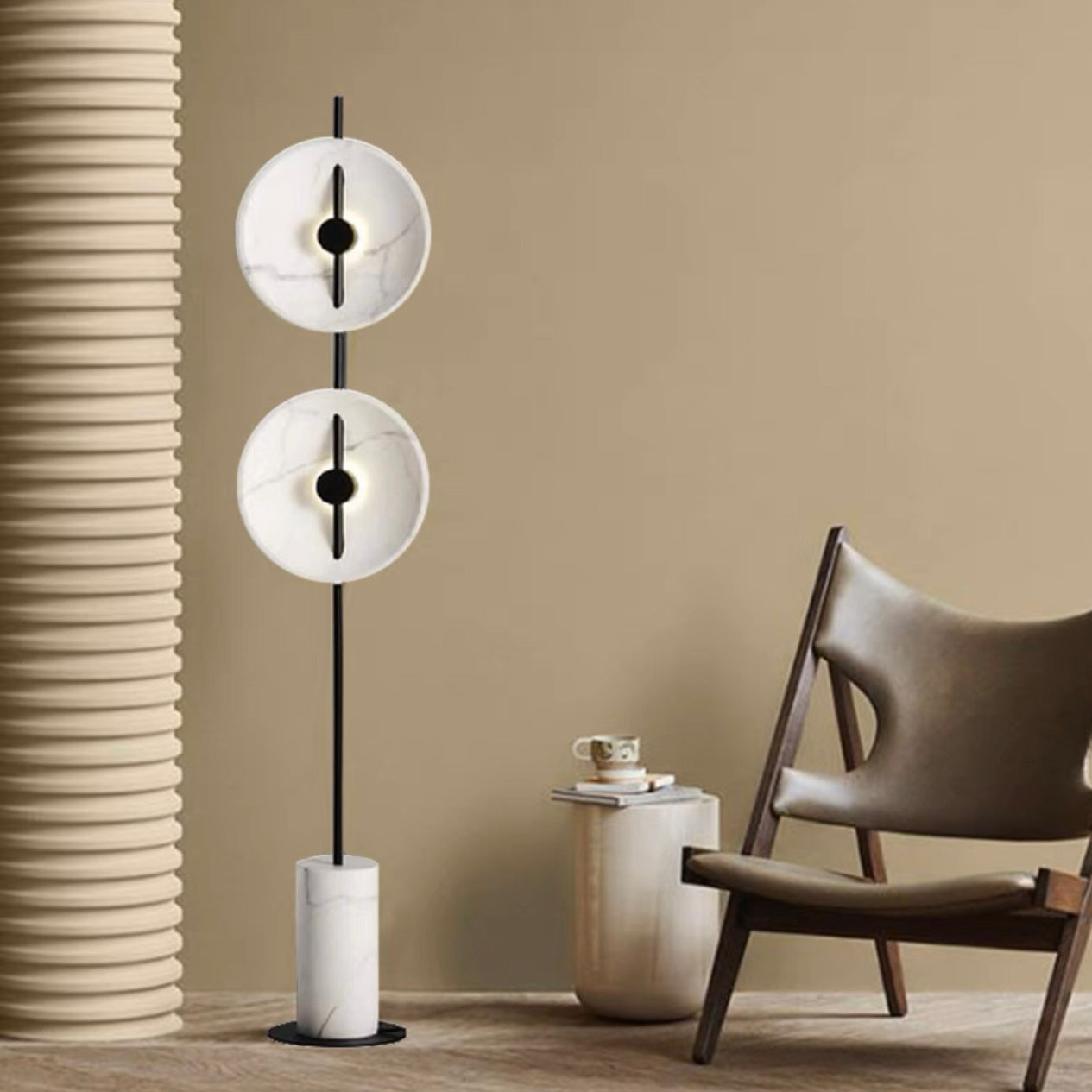 Yeri – Double Lune Lampe de Sol