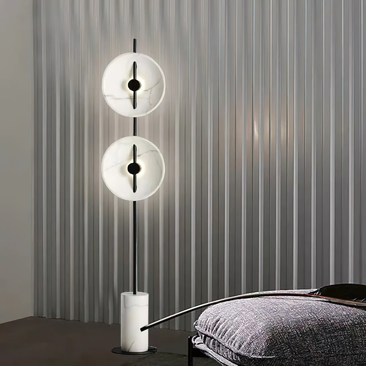 Yeri – Double Lune Lampe de Sol