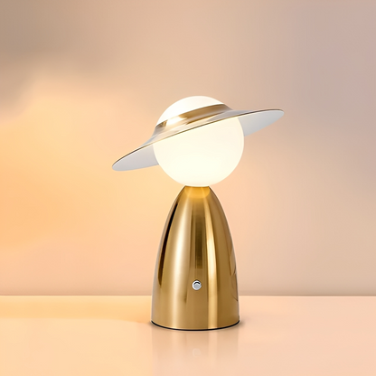 LumiElite – Lampe de table en métal créative avec charge USB