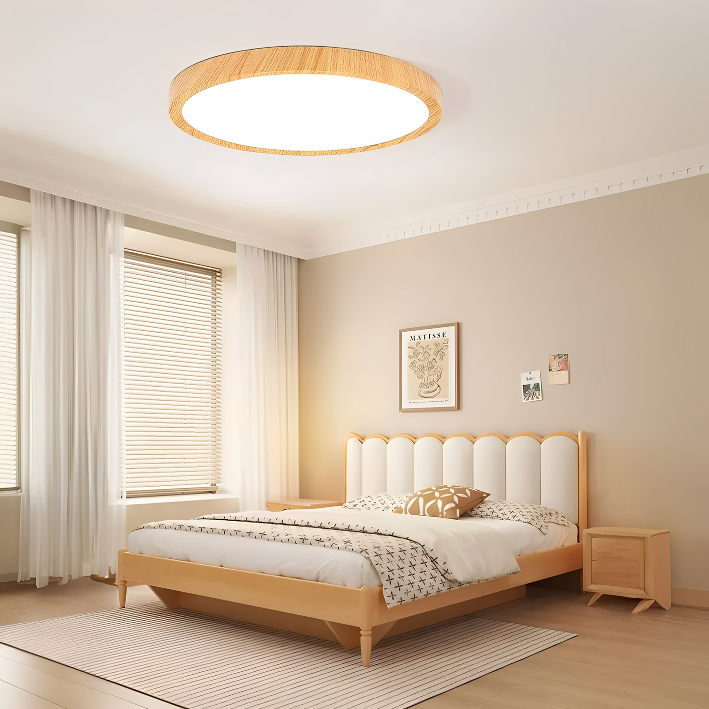 Jin – Lampe de Plafond Moderne Ronde