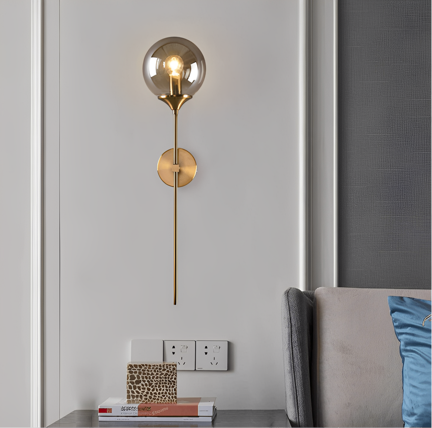 Hera – Applique Murale en Verre Nordique Moderne