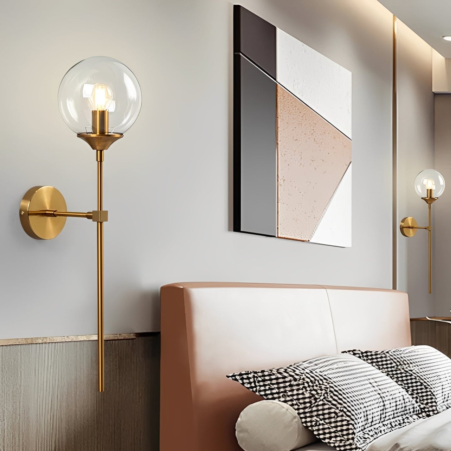 Hera – Applique Murale en Verre Nordique Moderne