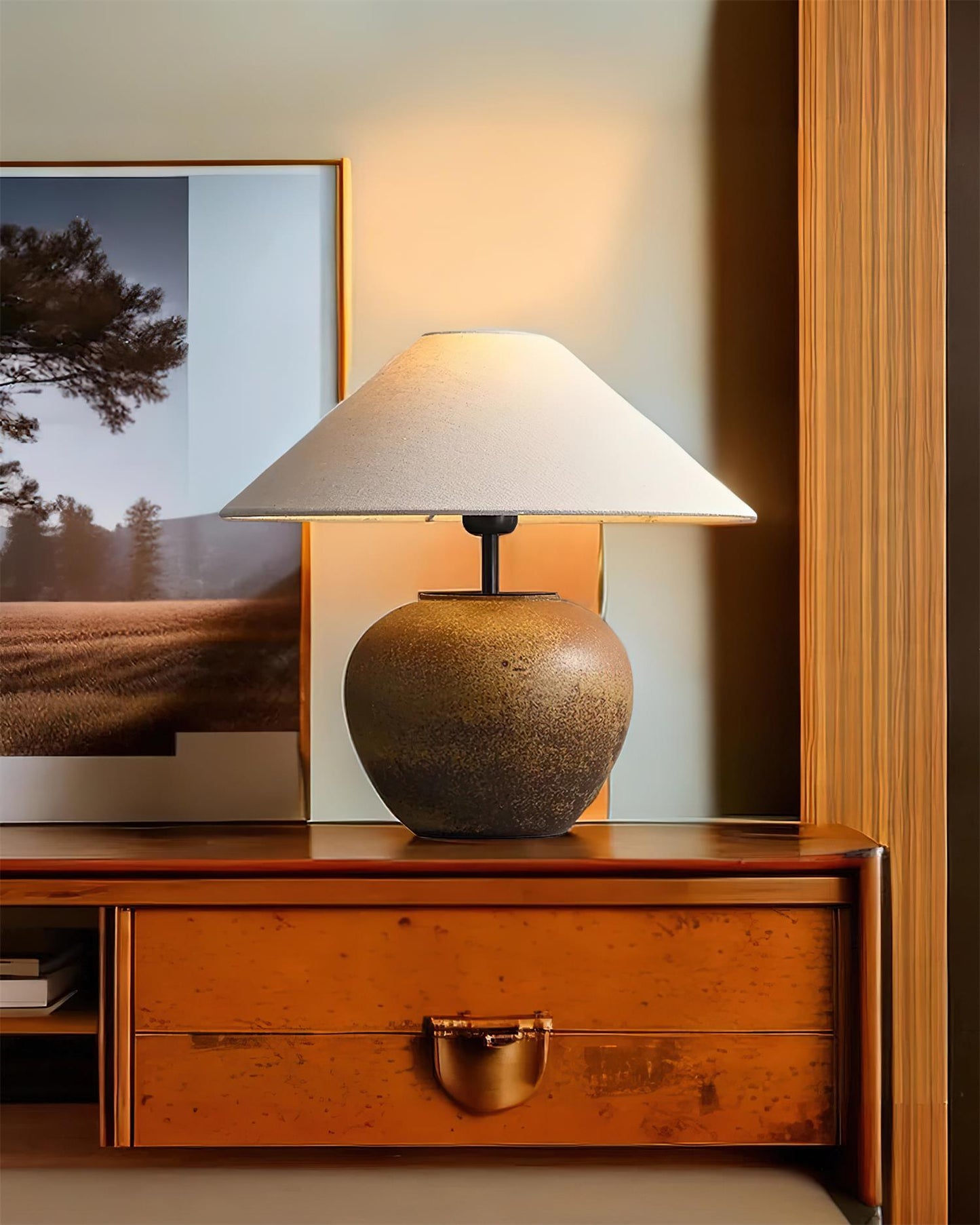 Kenzo – Lampe de table rétro japonaise