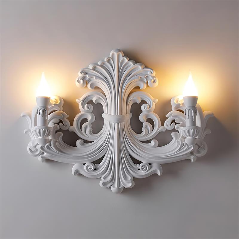 Kristel – Lampe murale française en plâtre