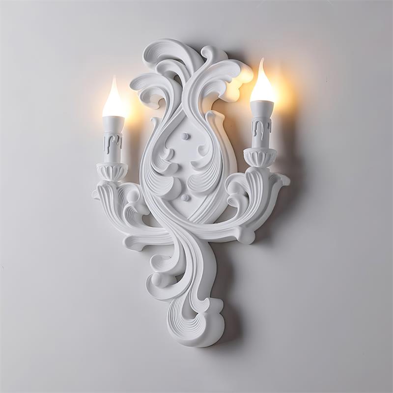 Kristel – Lampe murale française en plâtre
