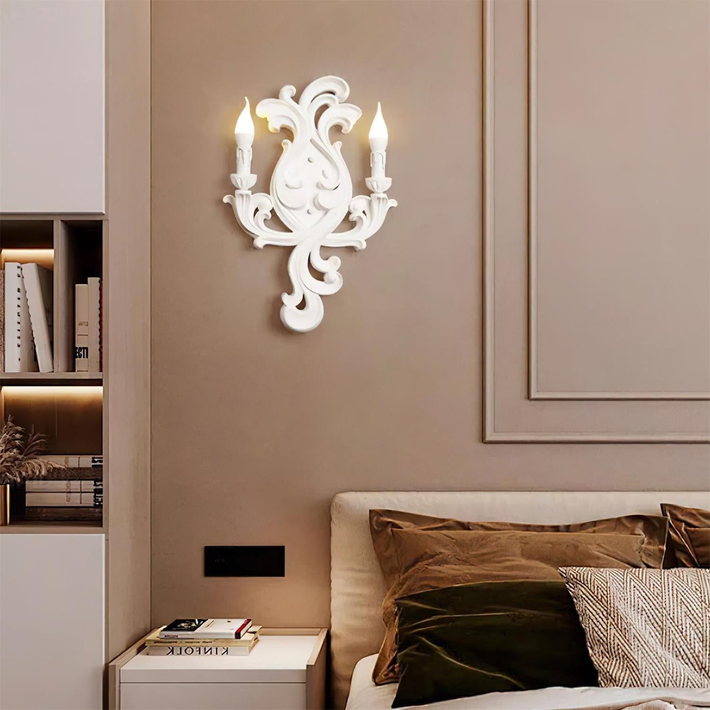 Kristel – Lampe murale française en plâtre