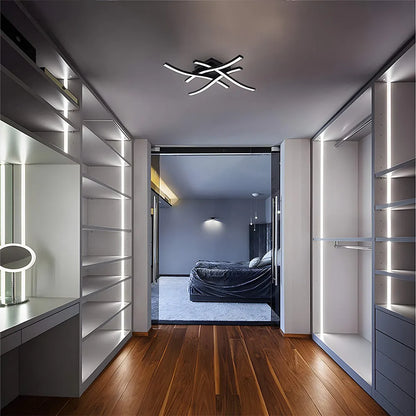Nadine – Lampe Plafond LED Courbée Créative