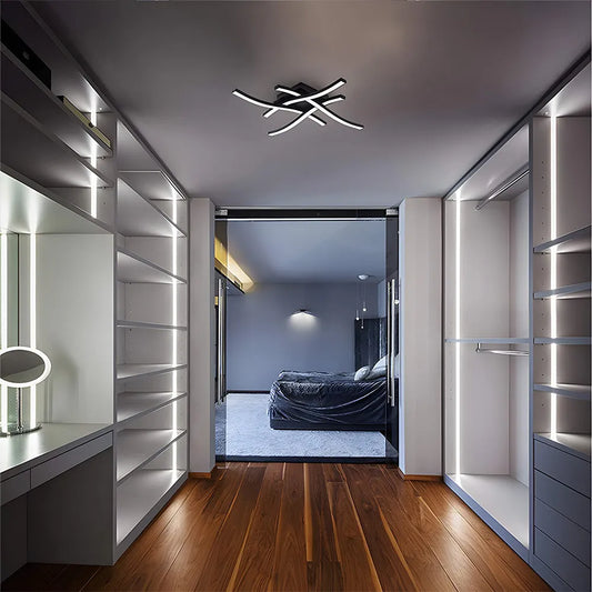Nadine – Lampe Plafond LED Courbée Créative