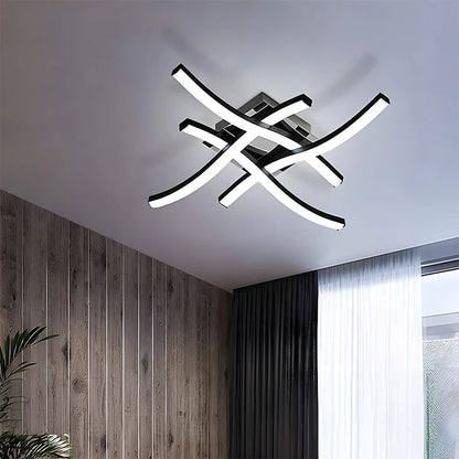 Nadine – Lampe Plafond LED Courbée Créative