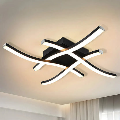 Nadine – Lampe Plafond LED Courbée Créative