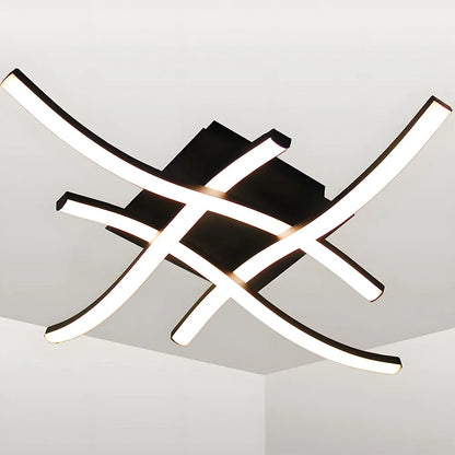 Nadine – Lampe Plafond LED Courbée Créative