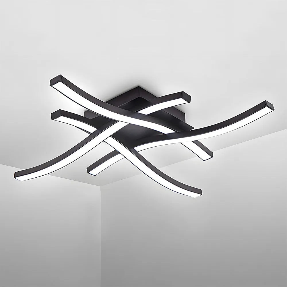 Nadine – Lampe Plafond LED Courbée Créative