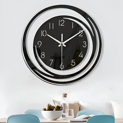 Nolia – Horloge murale transparente et silencieuse