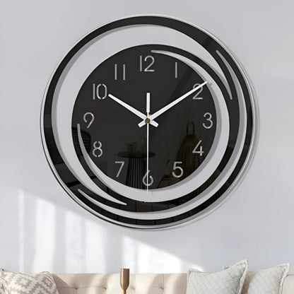 Nolia – Horloge murale transparente et silencieuse