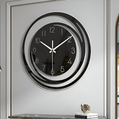 Nolia – Horloge murale transparente et silencieuse