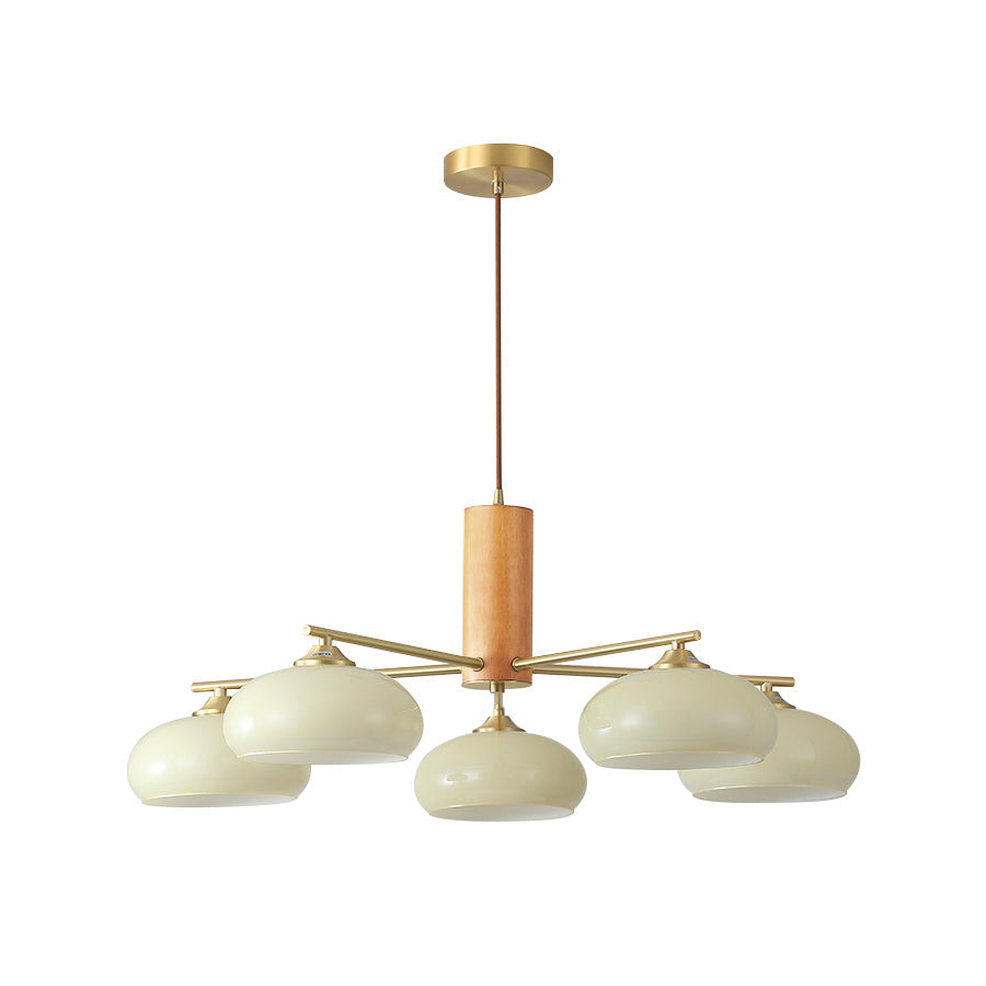 Roni – Lustre Ovale Persimmon