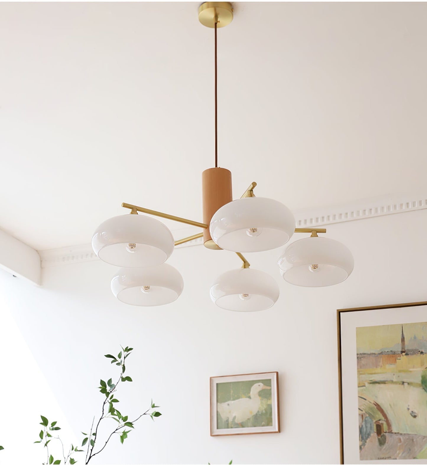 Roni – Lustre Ovale Persimmon