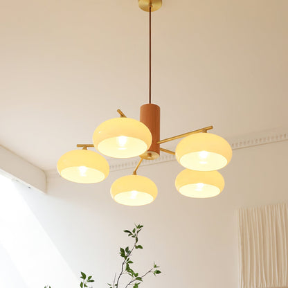 Roni – Lustre Ovale Persimmon