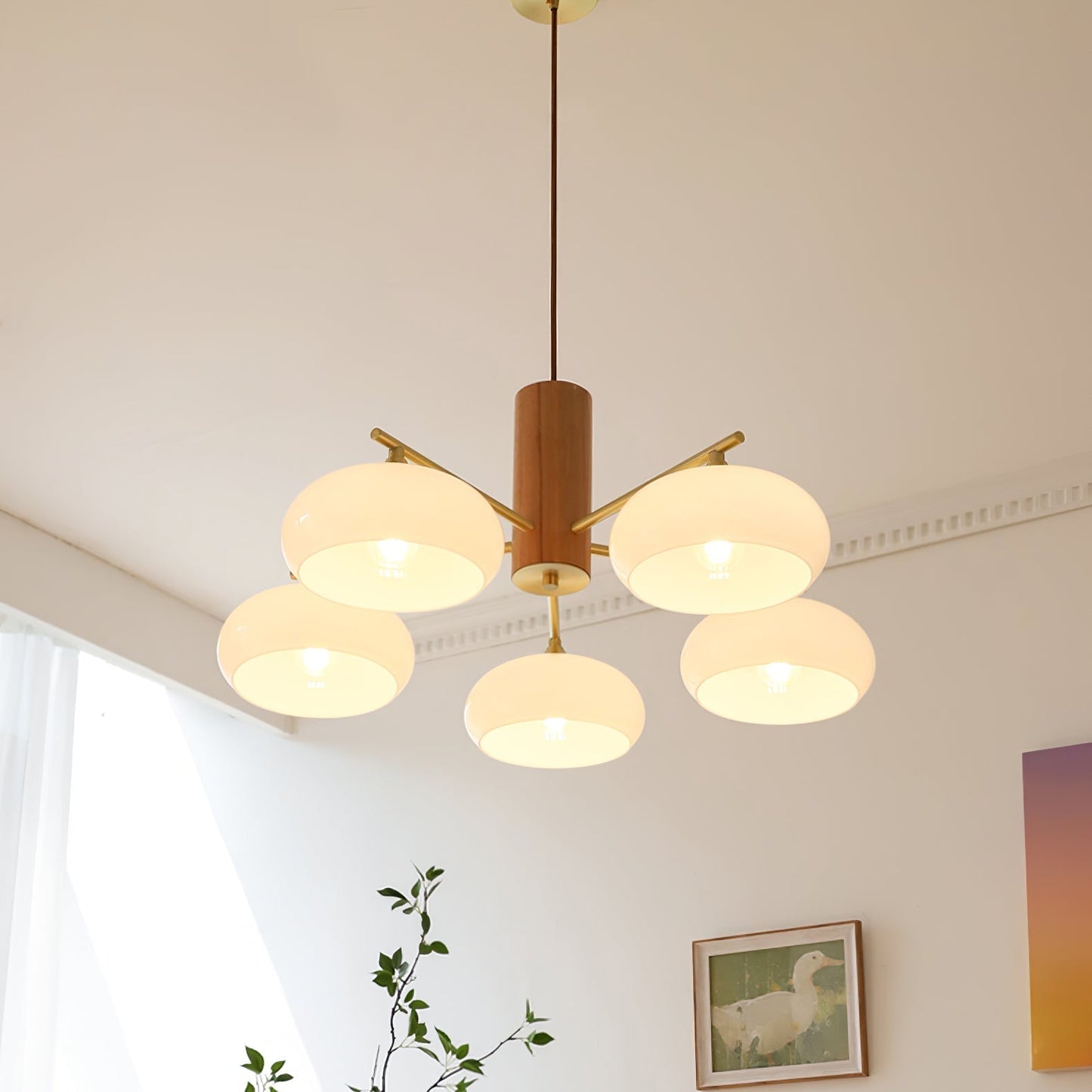 Valentina – Lustre en verre nordique