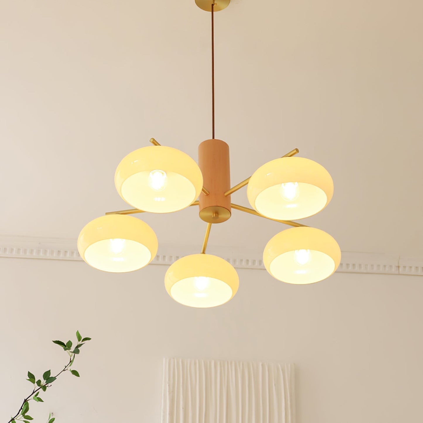Roni – Lustre Ovale Persimmon