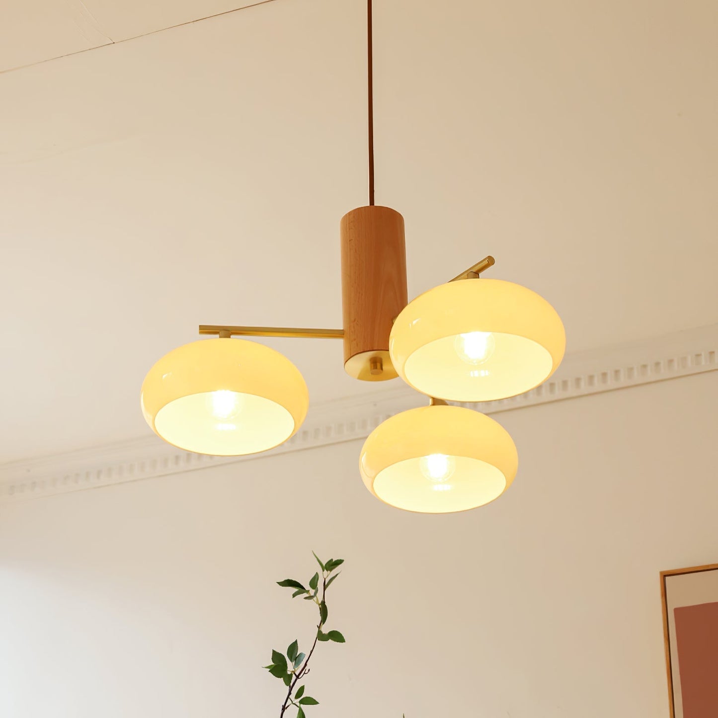 Roni – Lustre Ovale Persimmon