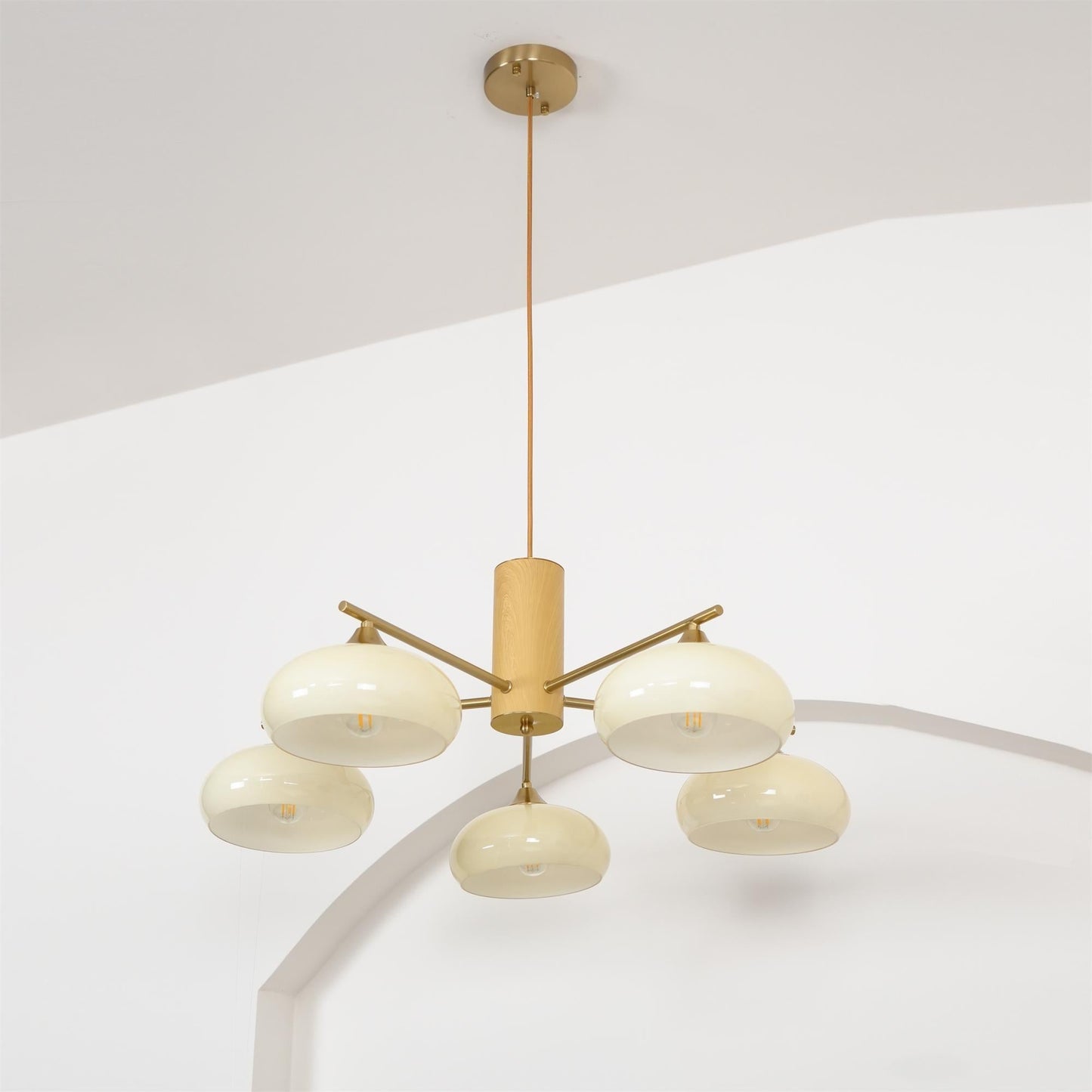 Valentina – Lustre en verre nordique